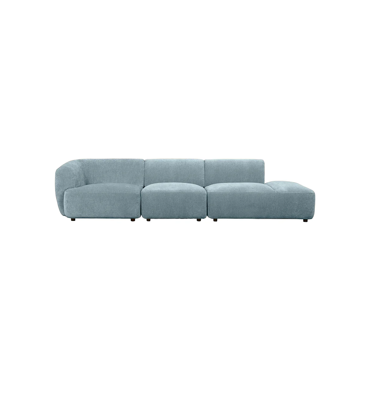 Sunday Sofa - 4 Seater RHF Open End in Powder Blue