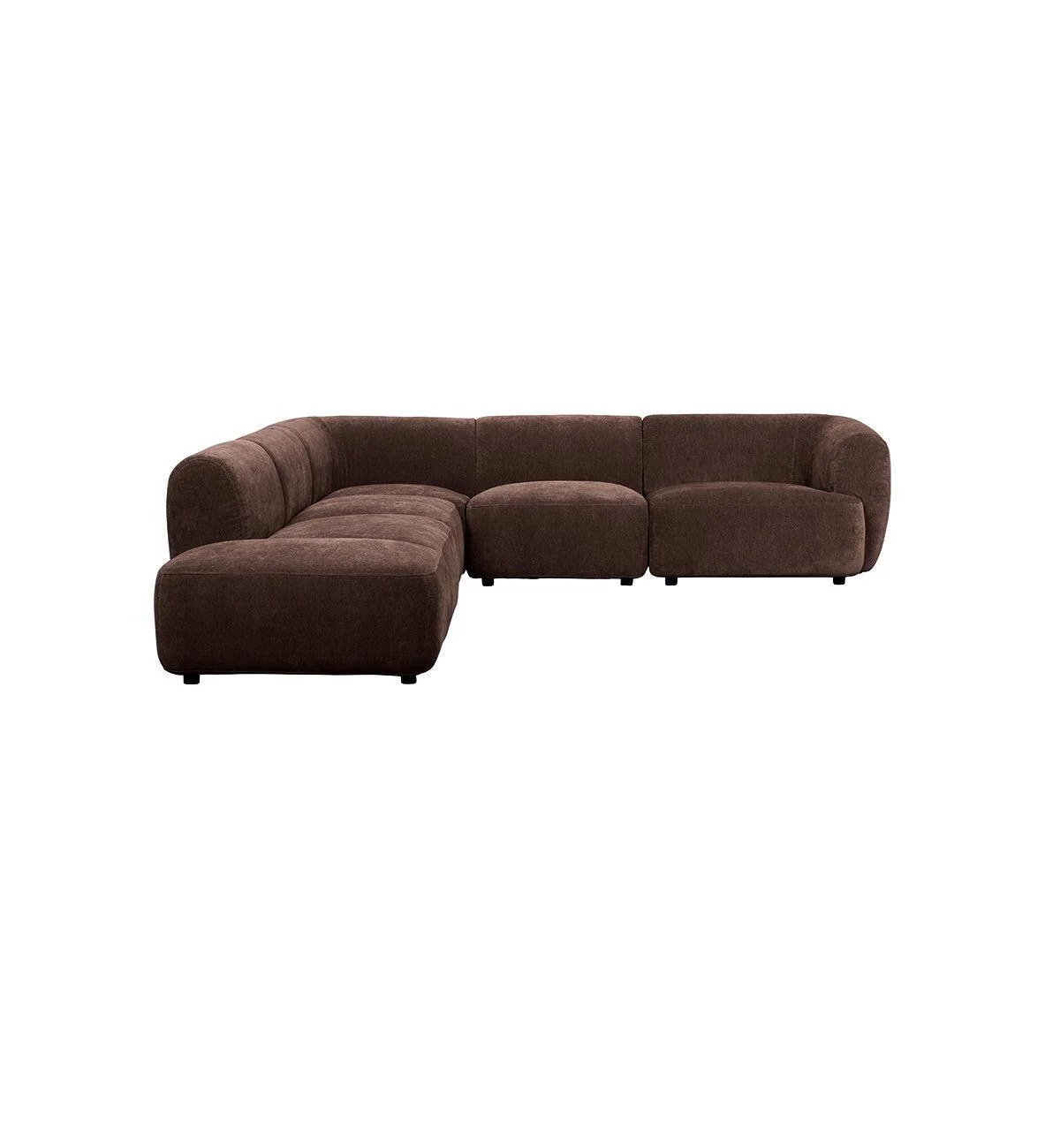 Sunday Sofa - 5 Piece L-shape LHF in Espresso