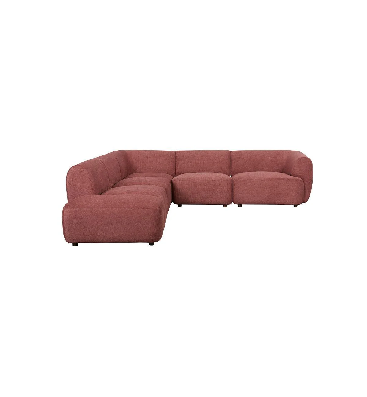 Sunday Sofa - 5 Piece L-shape LHF in Plum