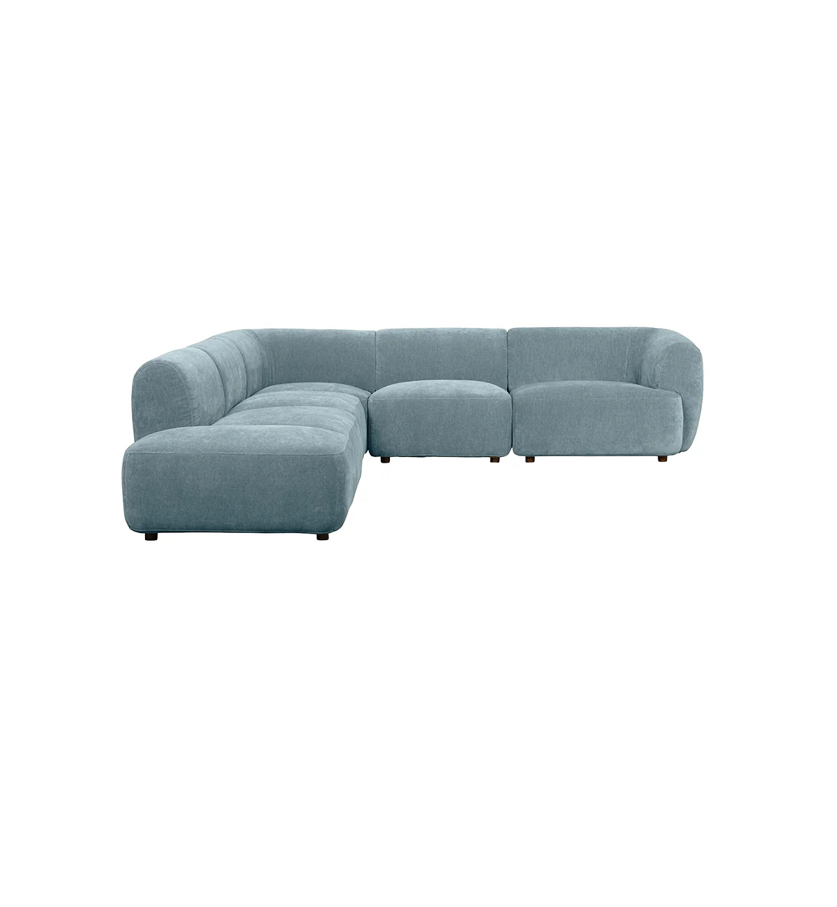 Sunday Sofa - 5 Piece L-shape LHF in Powder Blue