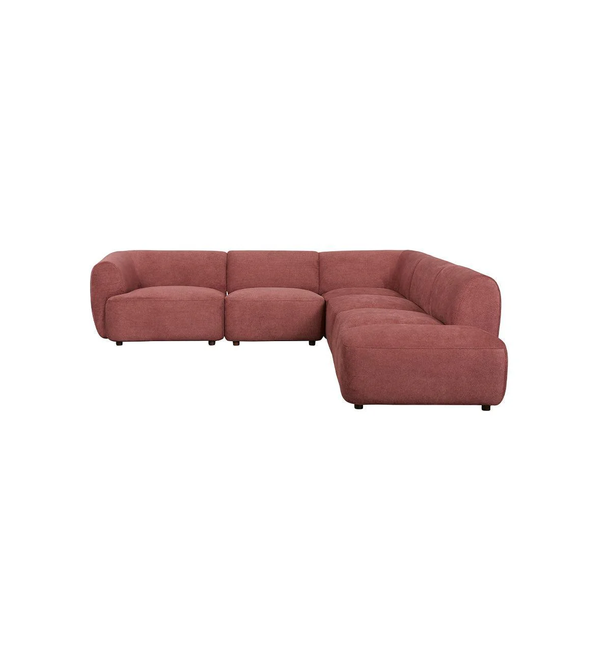 Sunday Sofa - 5 Piece L-shape RHF in Plum