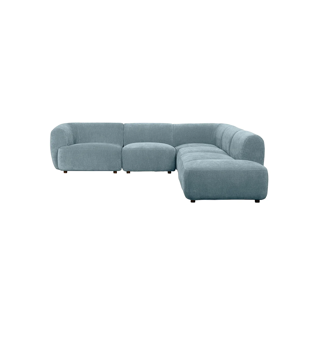 Sunday Sofa - 5 Piece L-shape RHF in Powder Blue