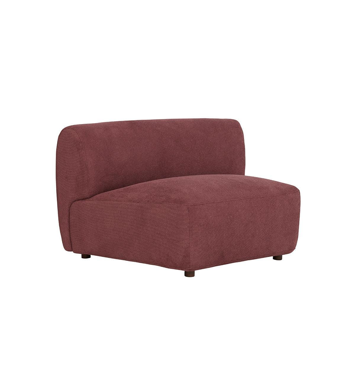 Sunday Sofa Armless Wedge In Plum - Image 3