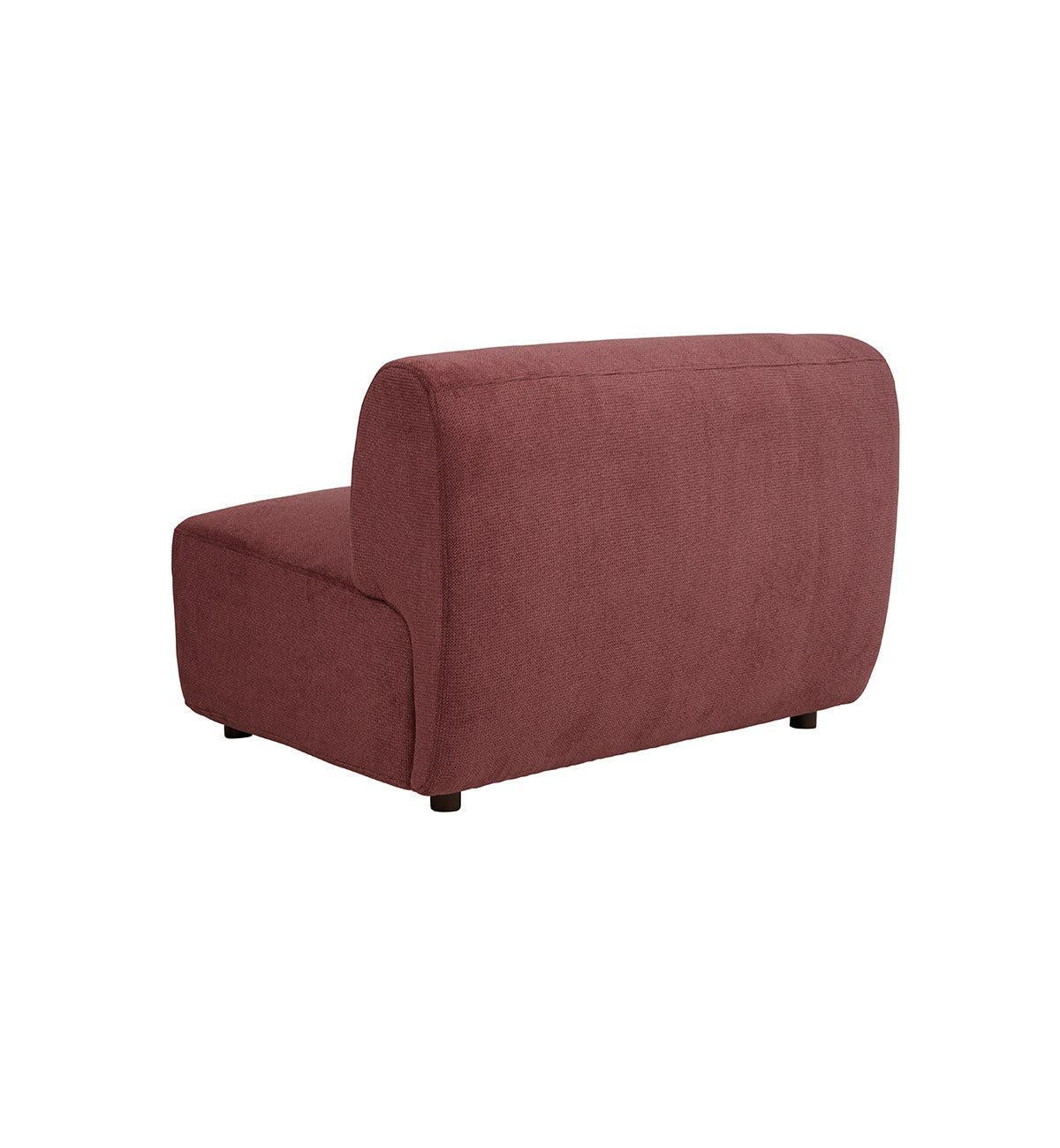 Sunday Sofa Armless Wedge In Plum - Image 4