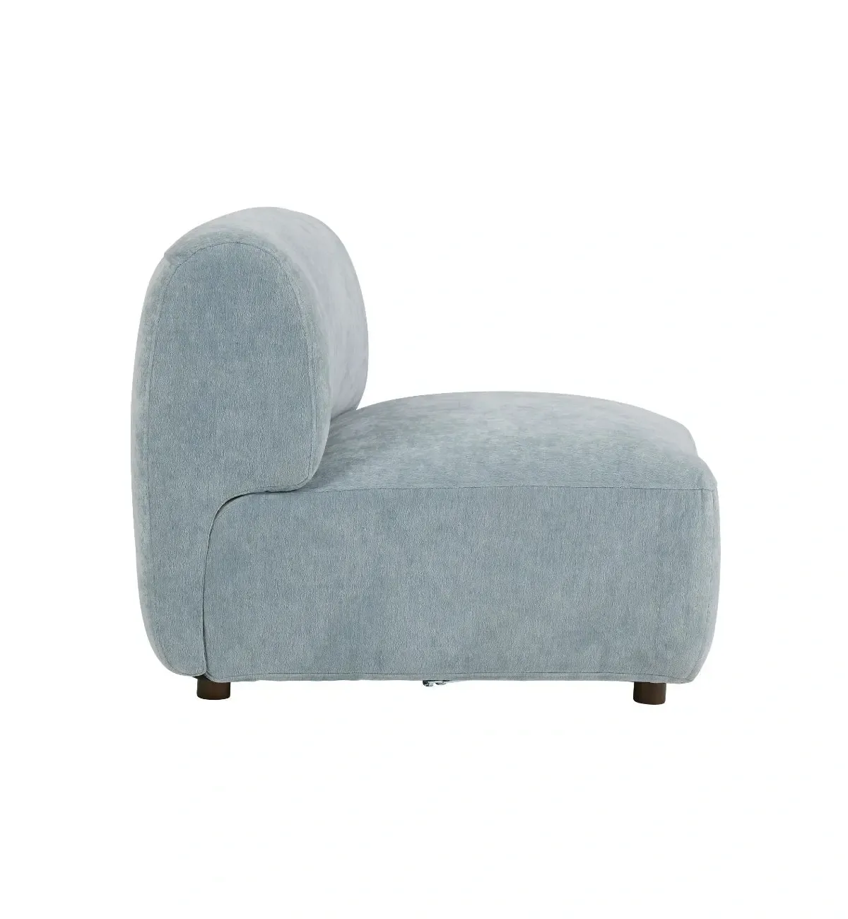 Sunday Sofa Armless Wedge In Powder Blue - Image 4