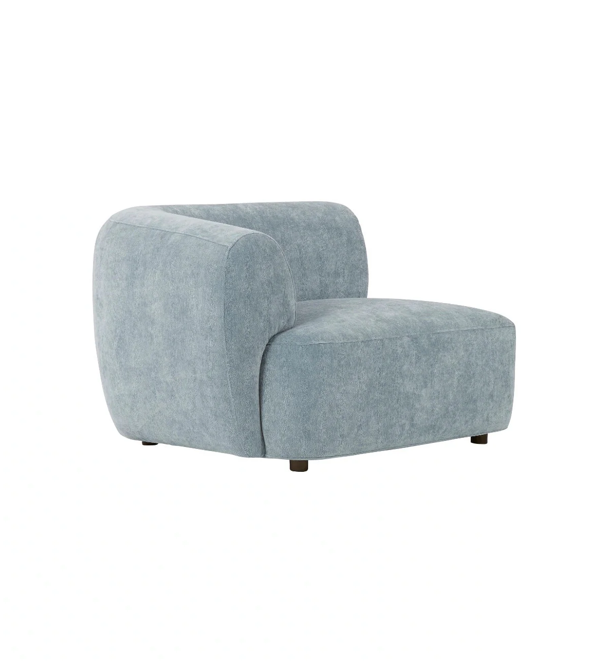 Sunday Sofa Chair With Arm - LHF In Powder Blue - Image 4