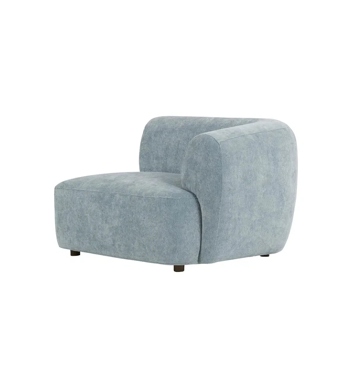 Sunday Sofa Chair With Arm - RHF In Powder Blue - Image 3