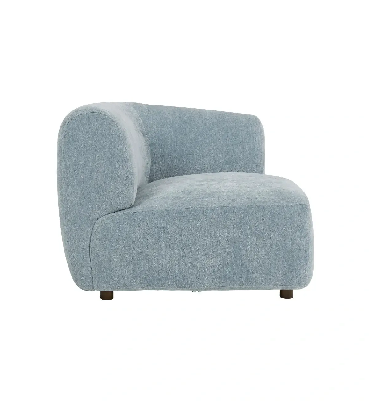 Sunday Sofa Chair With Arm - RHF In Powder Blue - Image 4