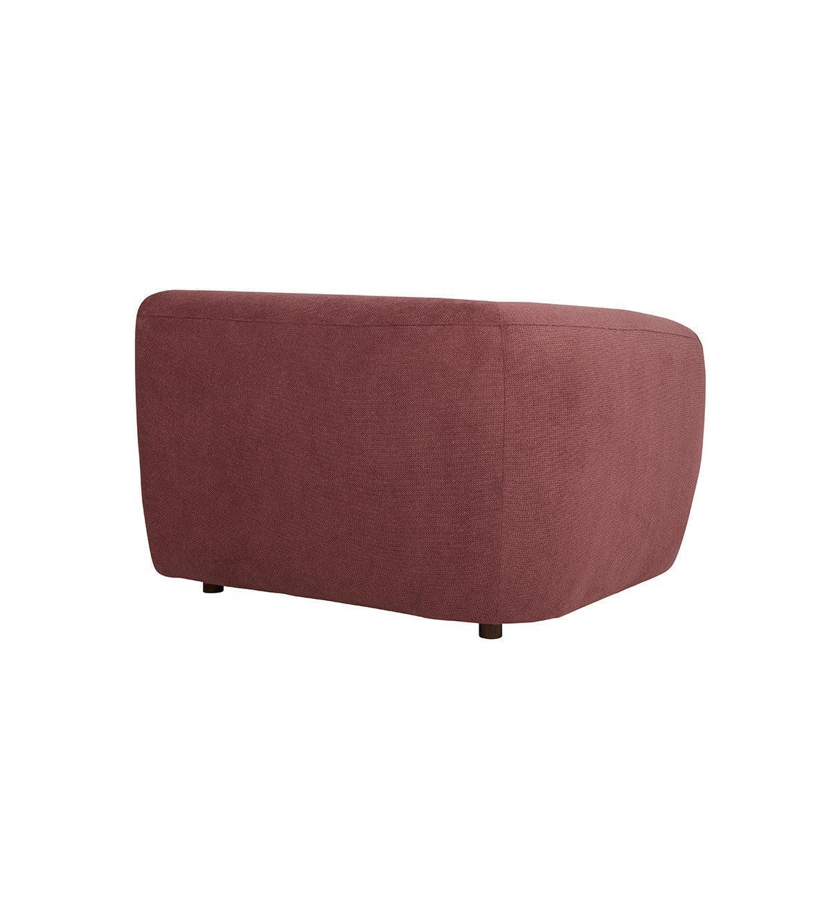 Sunday Sofa LHF Chair With Arm In Plum - Image 7