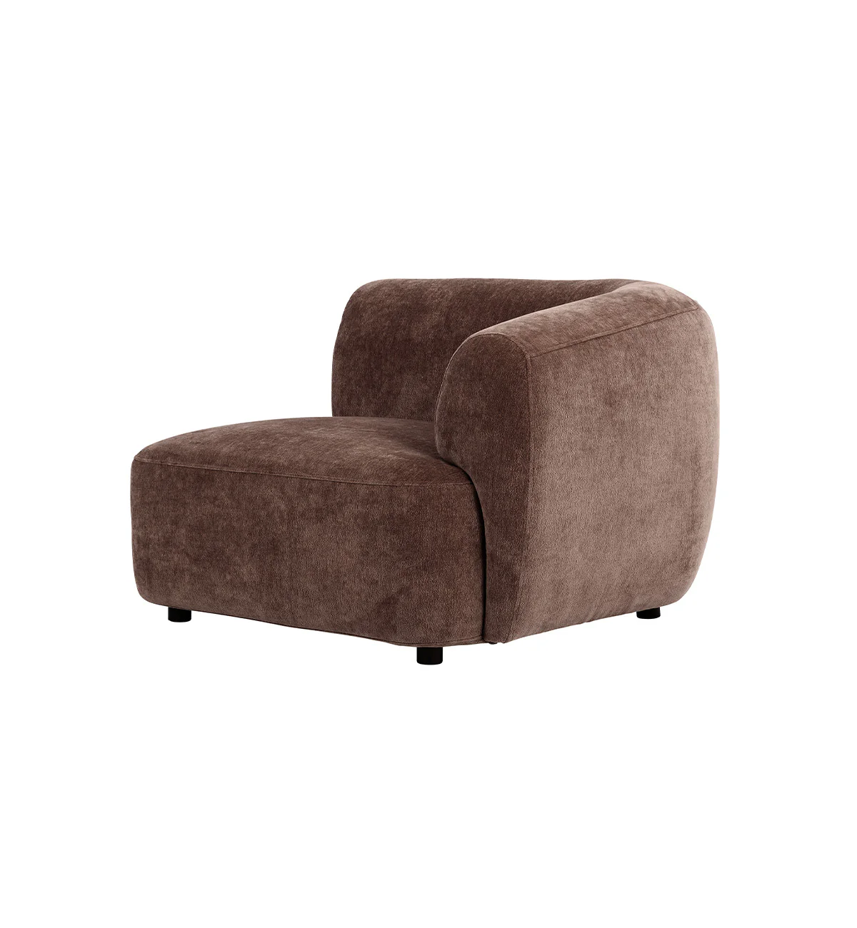 Sunday Sofa RHF Chair With Arm In Espresso - Image 8