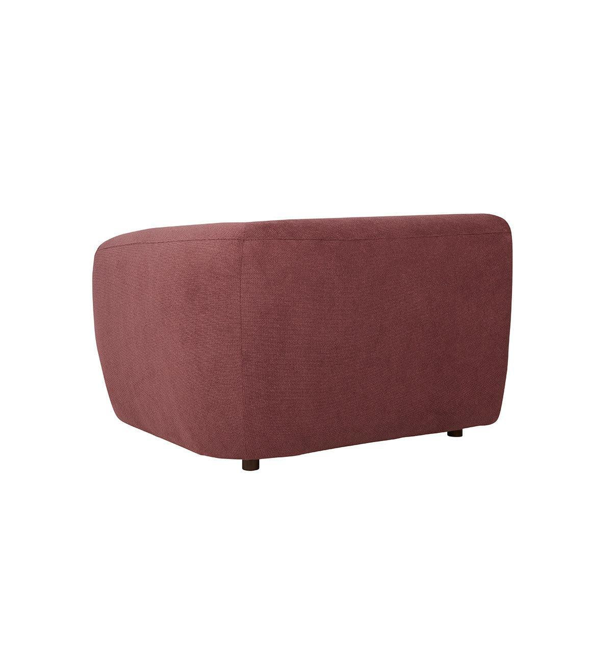 Sunday Sofa RHF Chair With Arm In Plum - Image 8