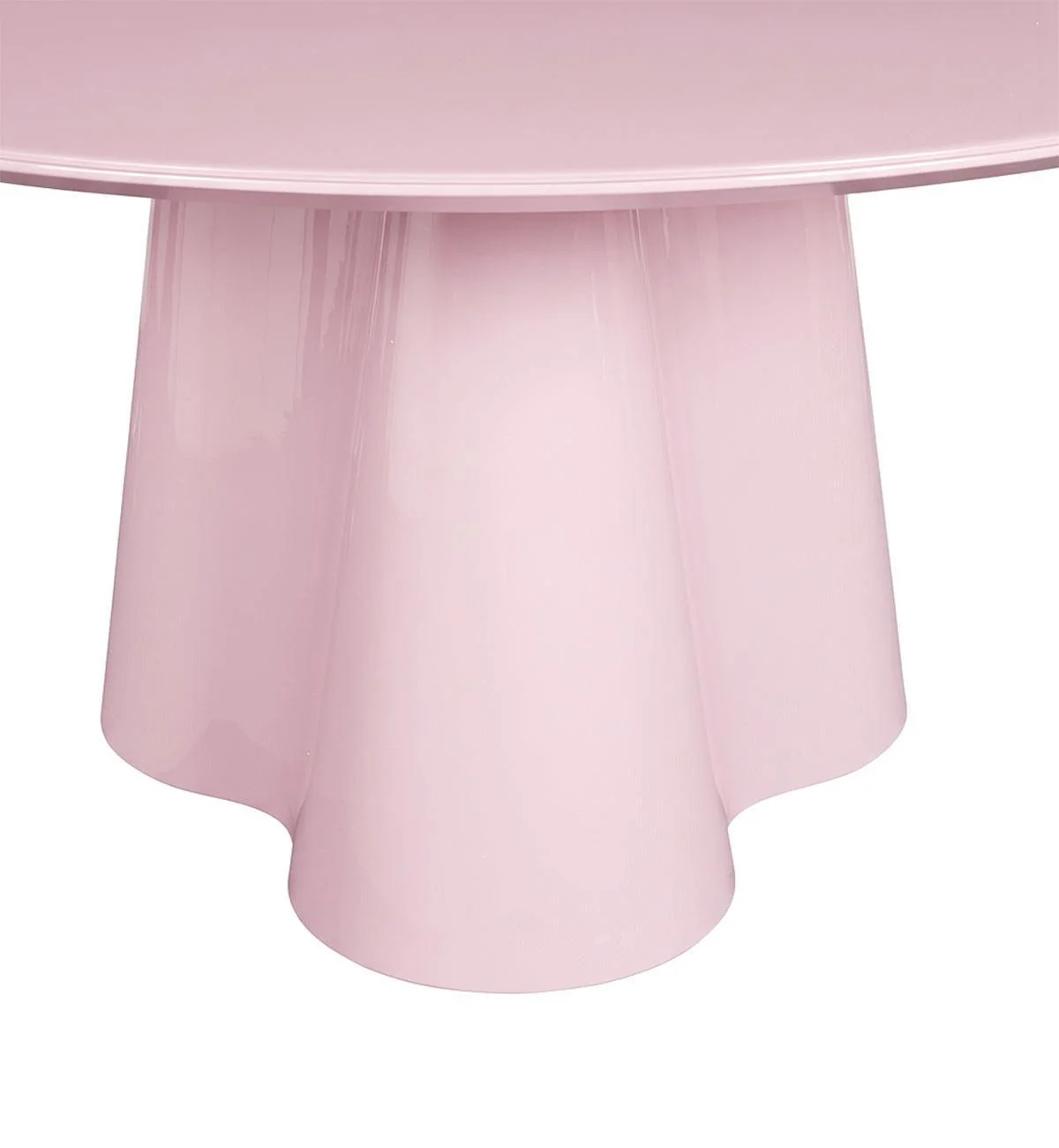 Supper Club Glossy Round Dining Table in Sweetpea - Image 5