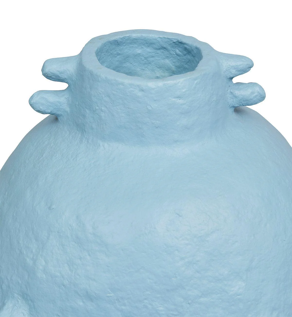 Teta Paper Mache Vessel In Aquamarine - Image 4