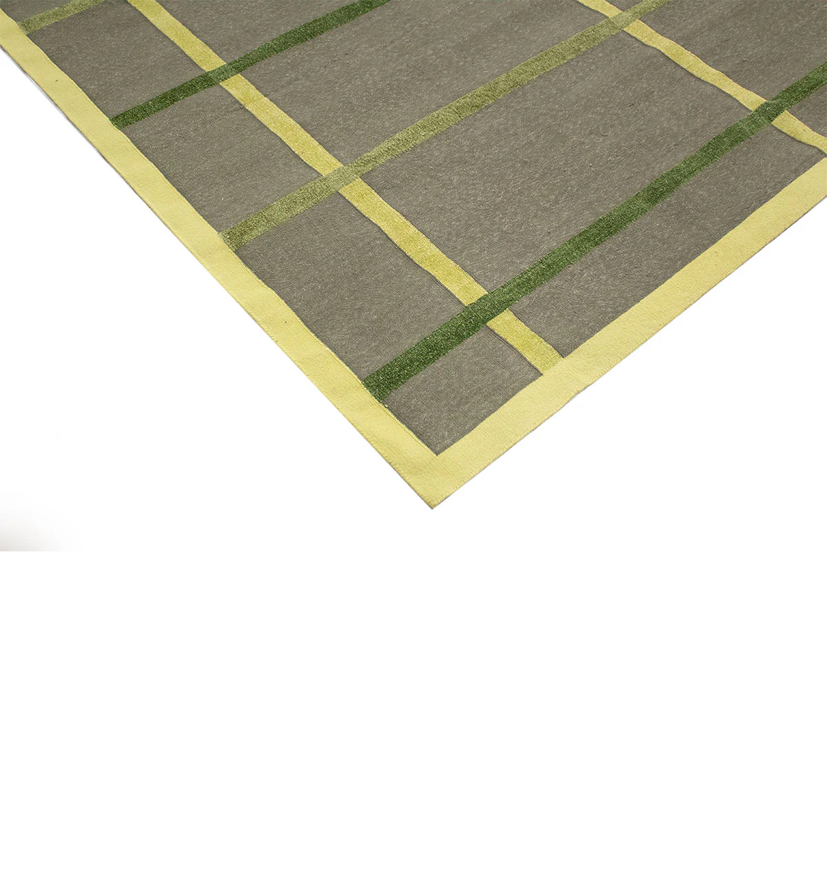 The Parlour Dhurrie in Olive - Image 4