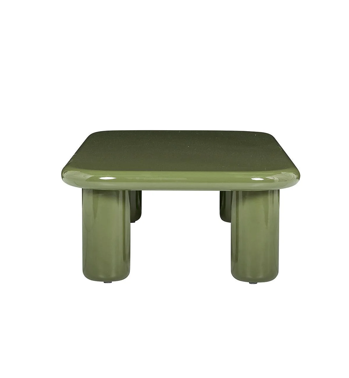 Tiggi Glossy Coffee Table In Olive - Image 5