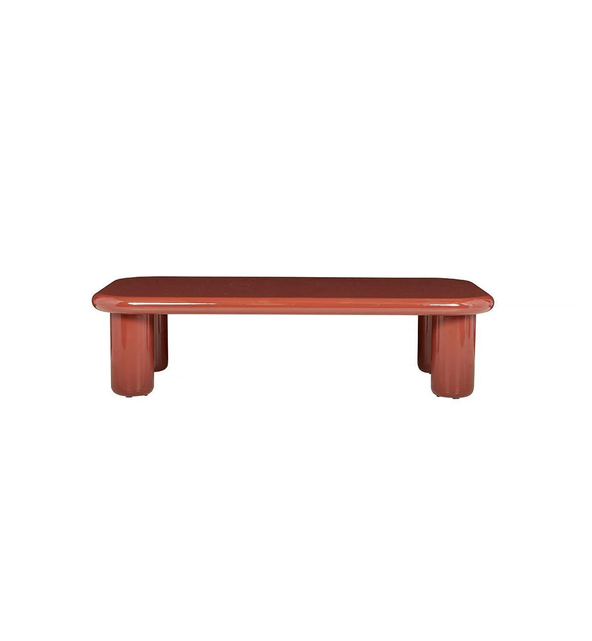 Tiggi Glossy Coffee Table In Spice