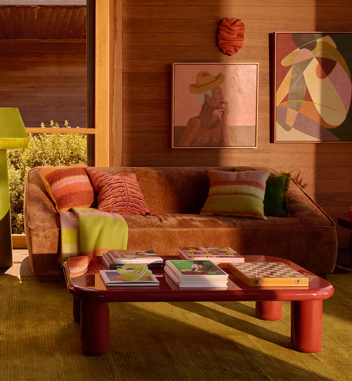 Tiggi Glossy Coffee Table In Spice - Image 2