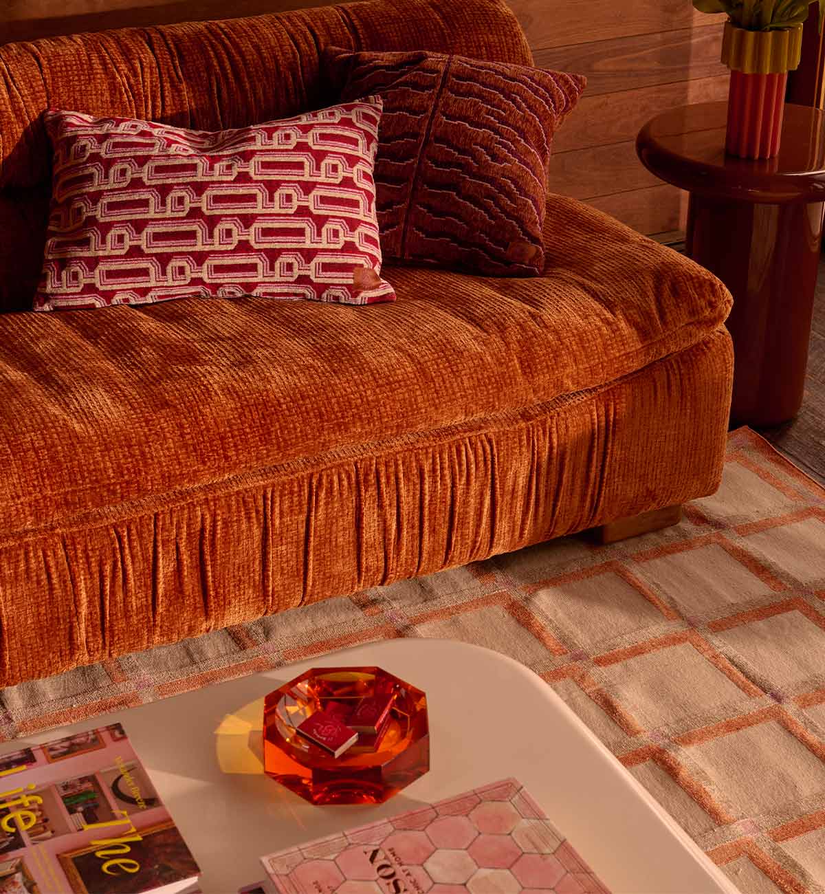 Time Out Sofa In Caramel - Image 5