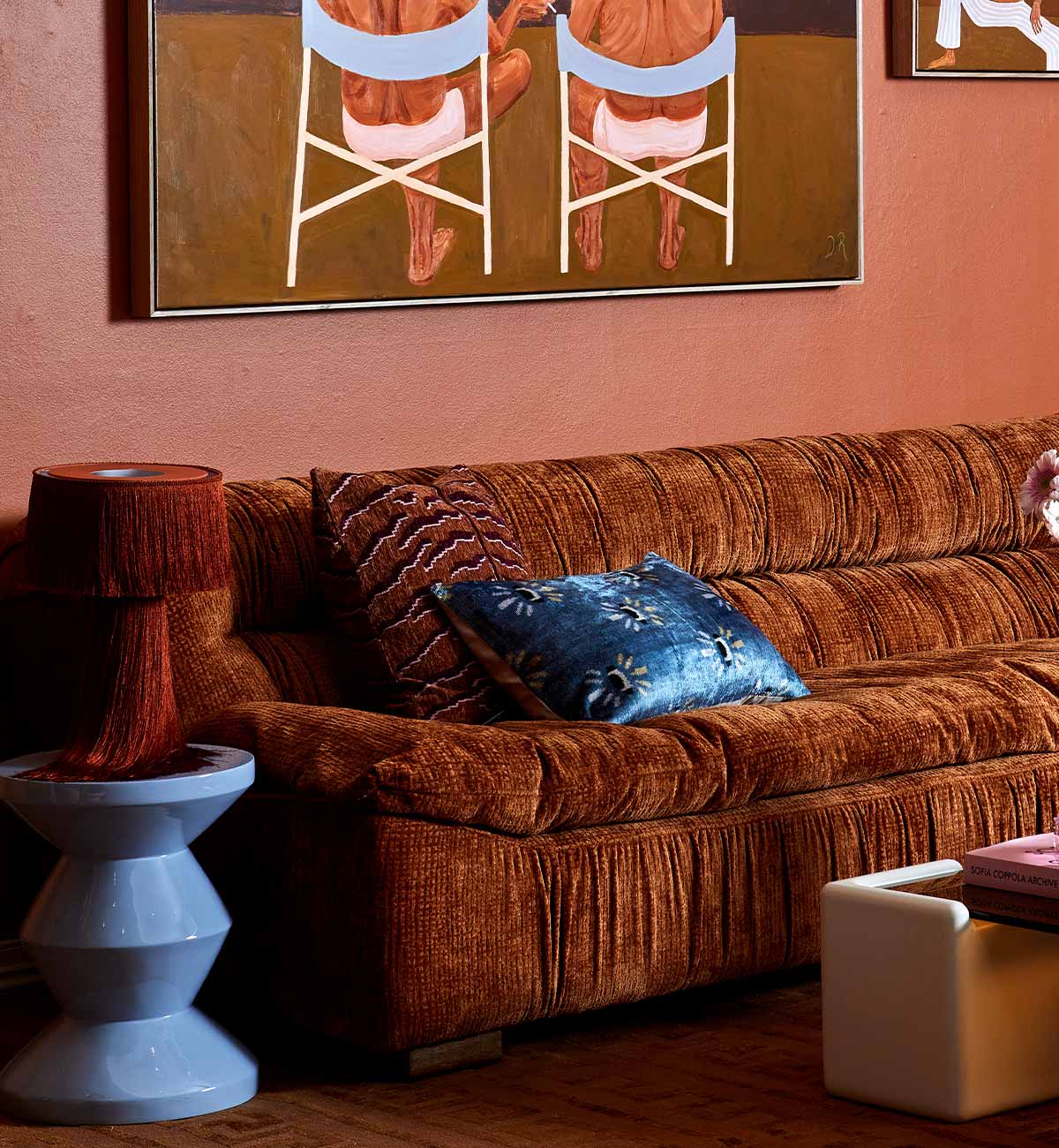 Time Out Sofa In Caramel - Image 8