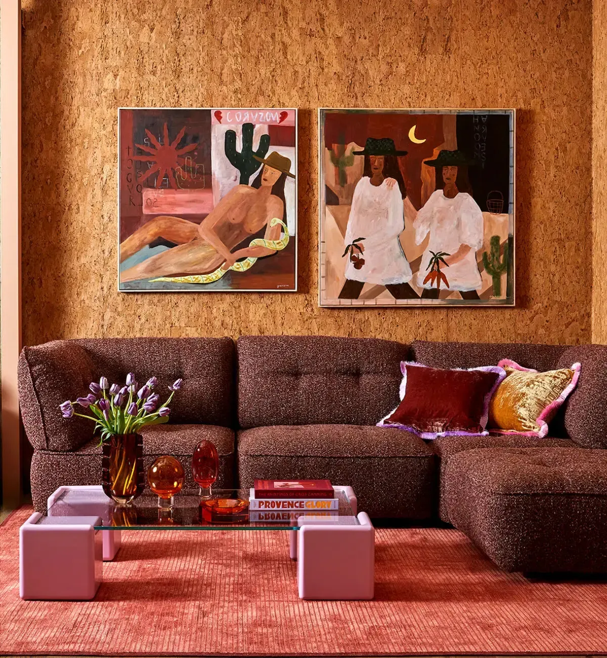 Bedrock Coffee Table in Mauve - Image 8