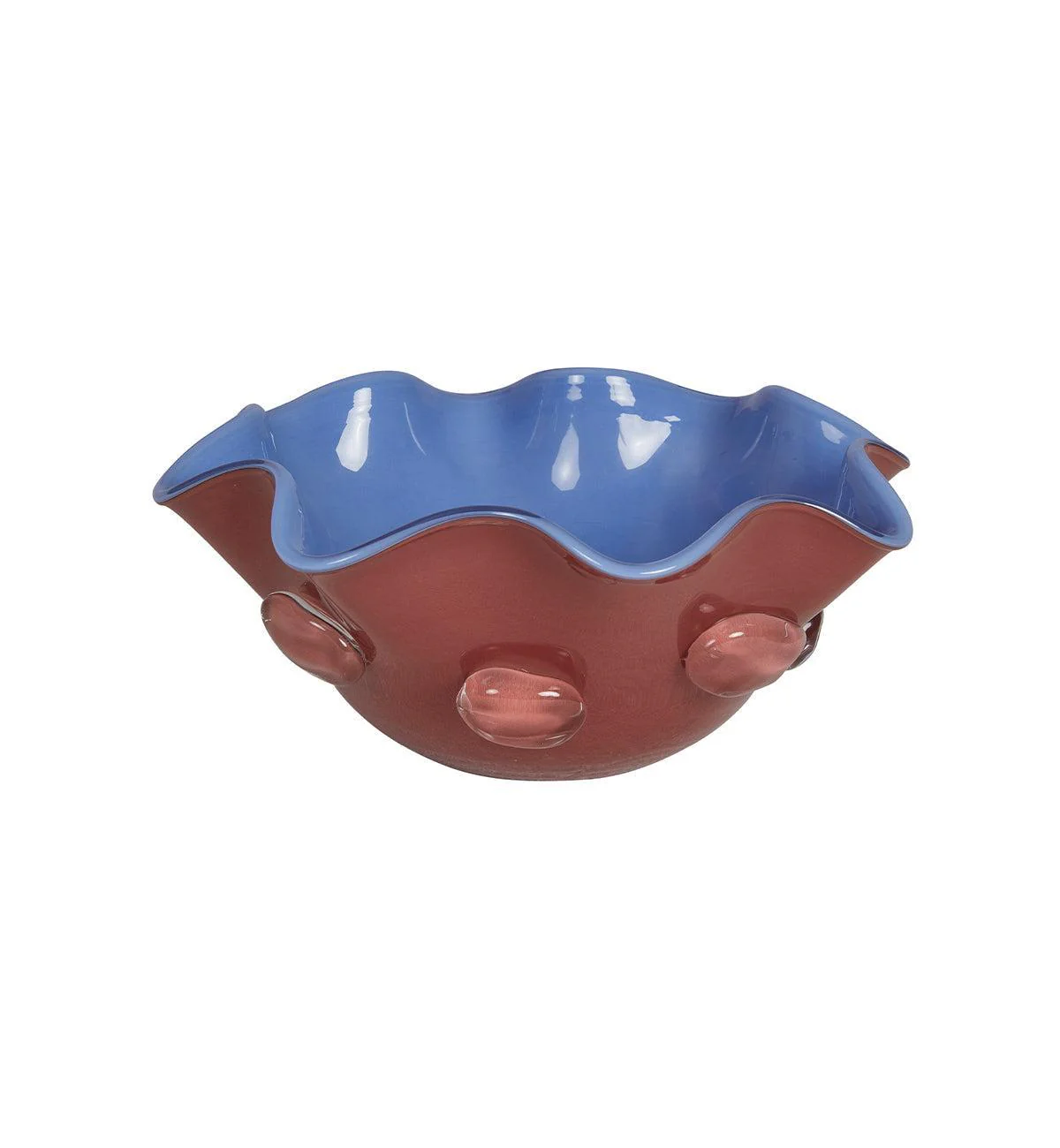 Wavy Bowl in Plum