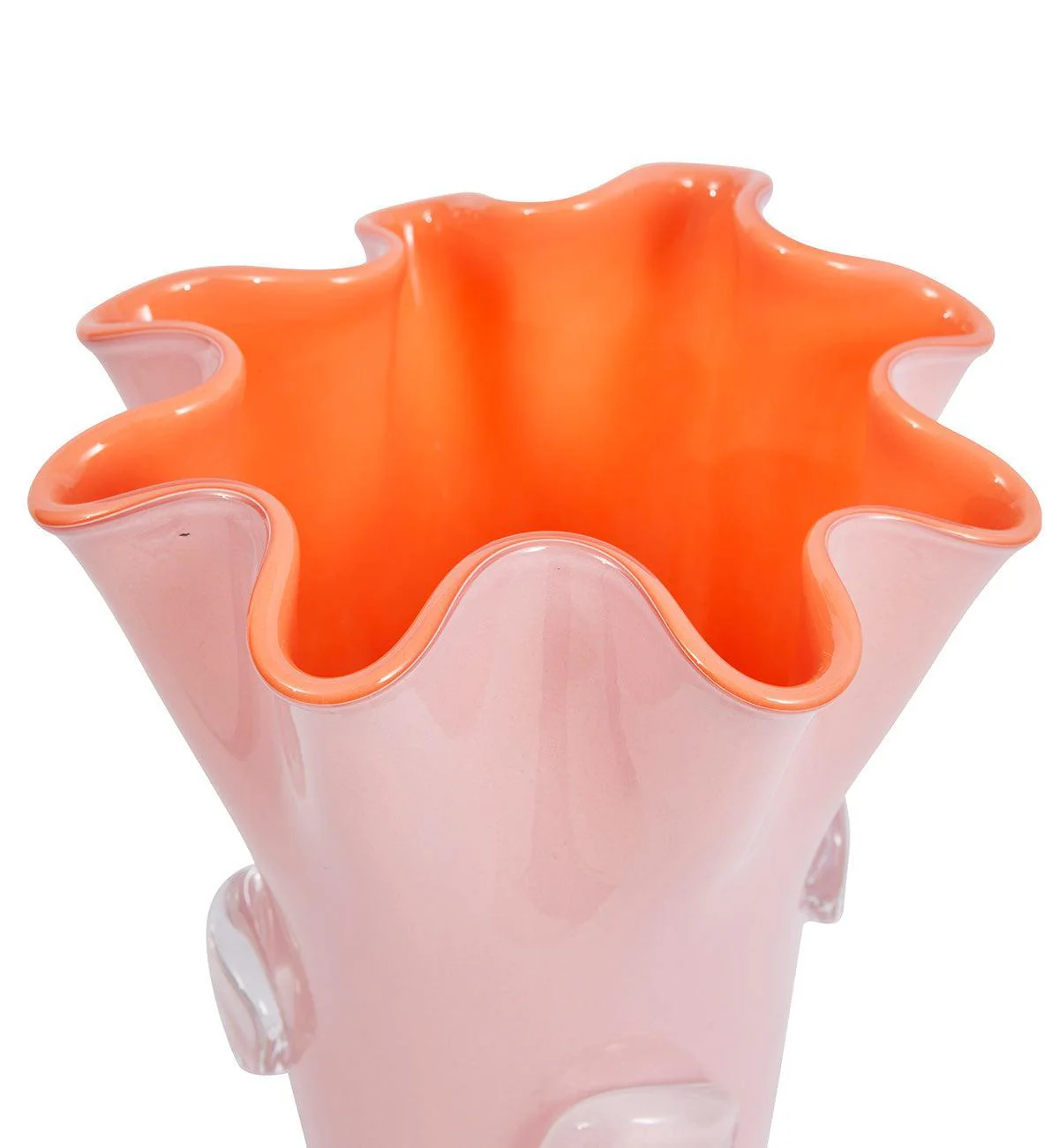 Wavy Vase In Coral - Image 2
