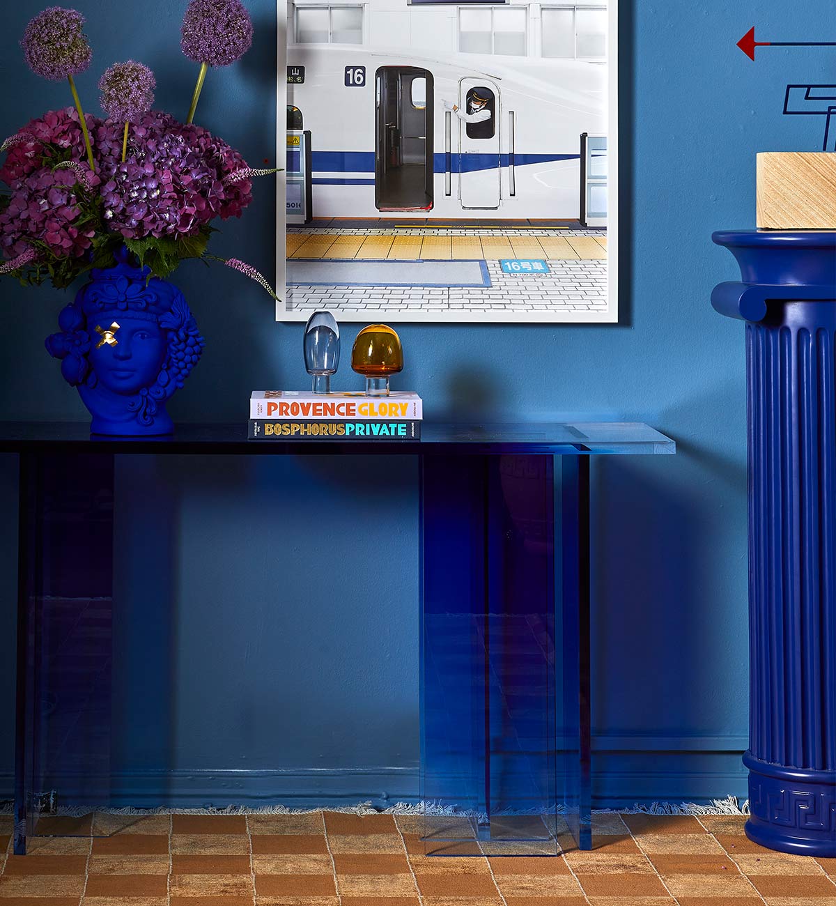 Wild Side Console In Cobalt - Image 4