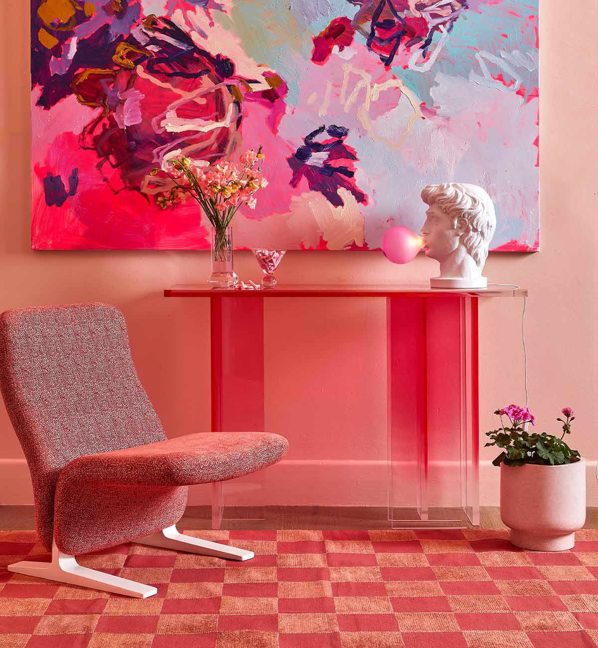 Wild Side Console In Fuchsia - Image 11