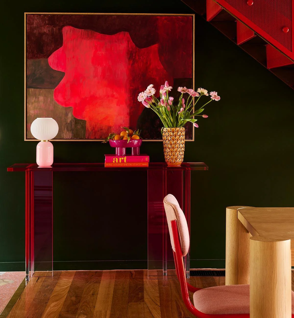 Wild Side Console In Fuchsia - Image 2