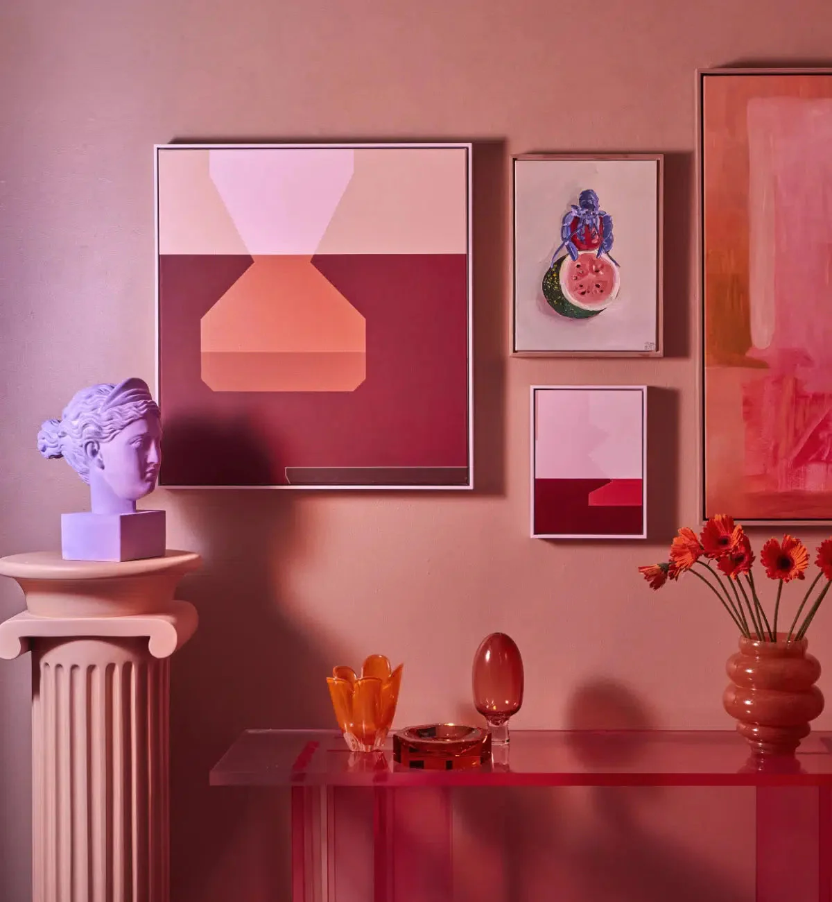 Wild Side Console In Fuchsia - Image 4