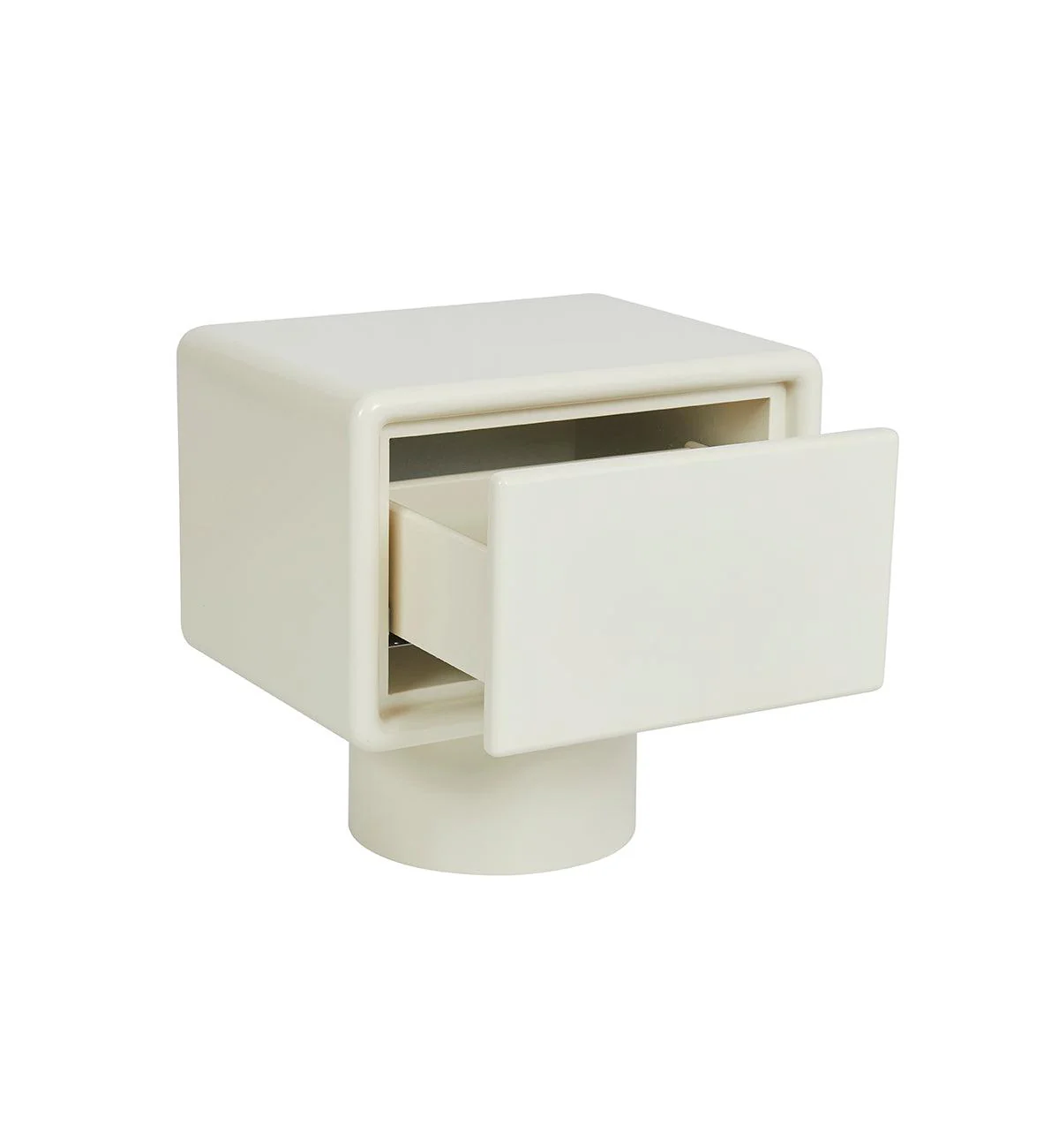 Wilma Bedside Table in Ivory - Image 3