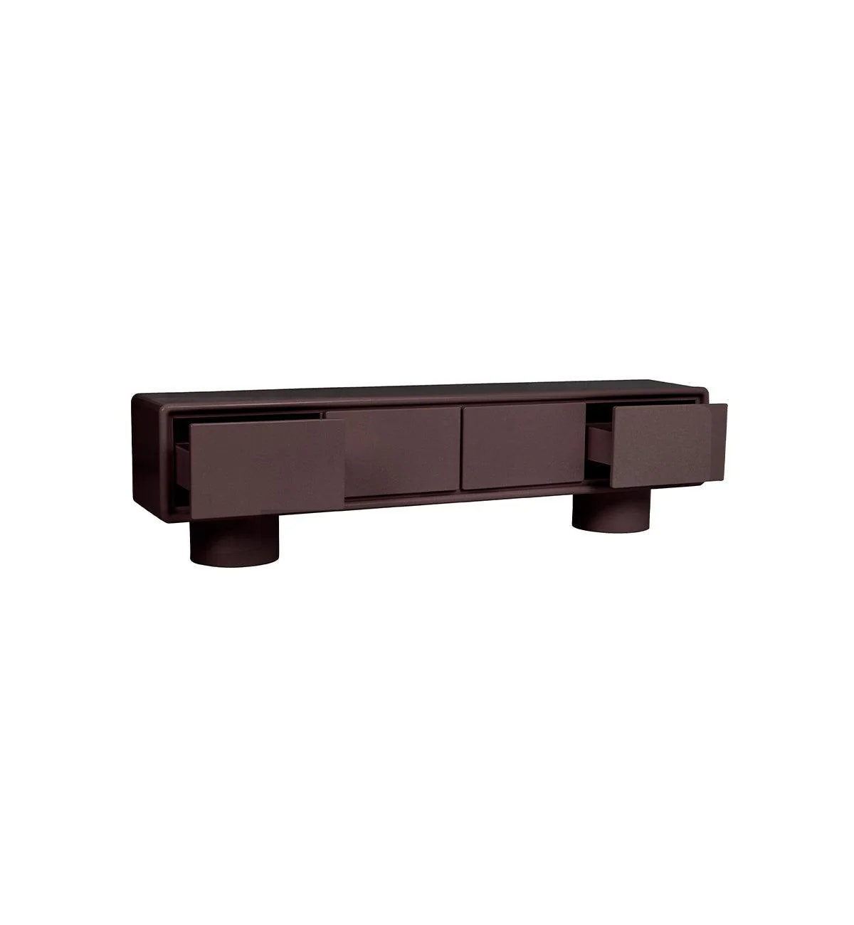 Wilma Low Sideboard in Chocolate - Image 5