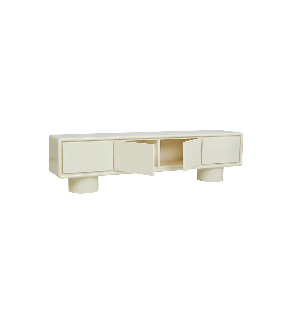 Wilma Low Sideboard in Ivory - Image 3