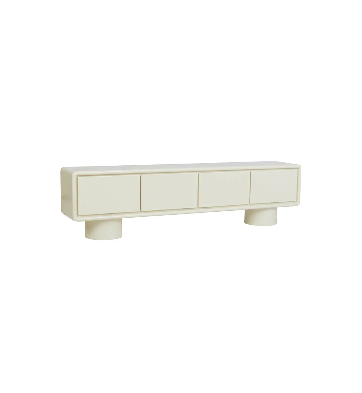 Wilma Low Sideboard in Ivory - Image 4